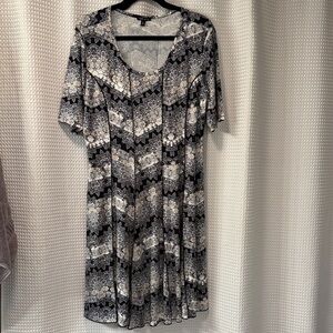 Sami & Jo Monochrome Geometric Dress